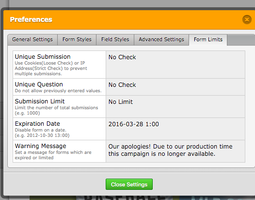 Getting Form Expiration Date Not Valid When Trying To Set Up An 8087